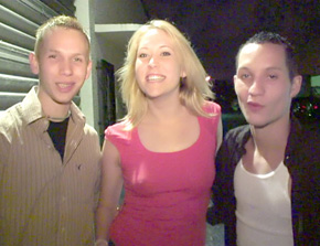 FREE VIDEO: Three lesbians going at it in front of a few guys 1